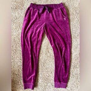Victoria’s Secret velour joggers, size medium!